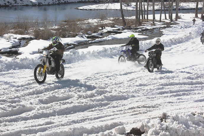 St Patty's Day Appalachian Moto Jam Snow Drag Racing