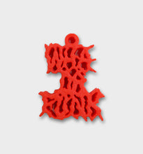 Load image into Gallery viewer, 3D Printed Punk Keychains by WHADAFUNK - red
