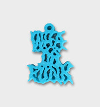 Load image into Gallery viewer, 3D Printed Punk Keychains by WHADAFUNK - blue
