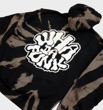 Load image into Gallery viewer, Bleach Dye Trippy Hoodie by WHADAFUNK - back angle view
